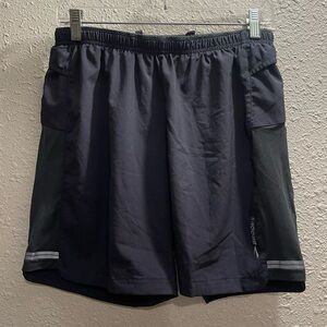 Brooks Women’s Running Black‎ Shorts 2in1.#214
